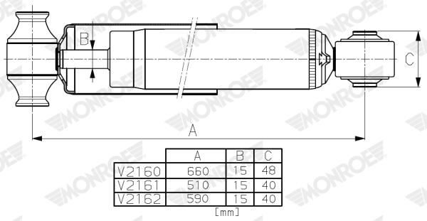 Купити 1828697 Ford Стійка амортизатора задня