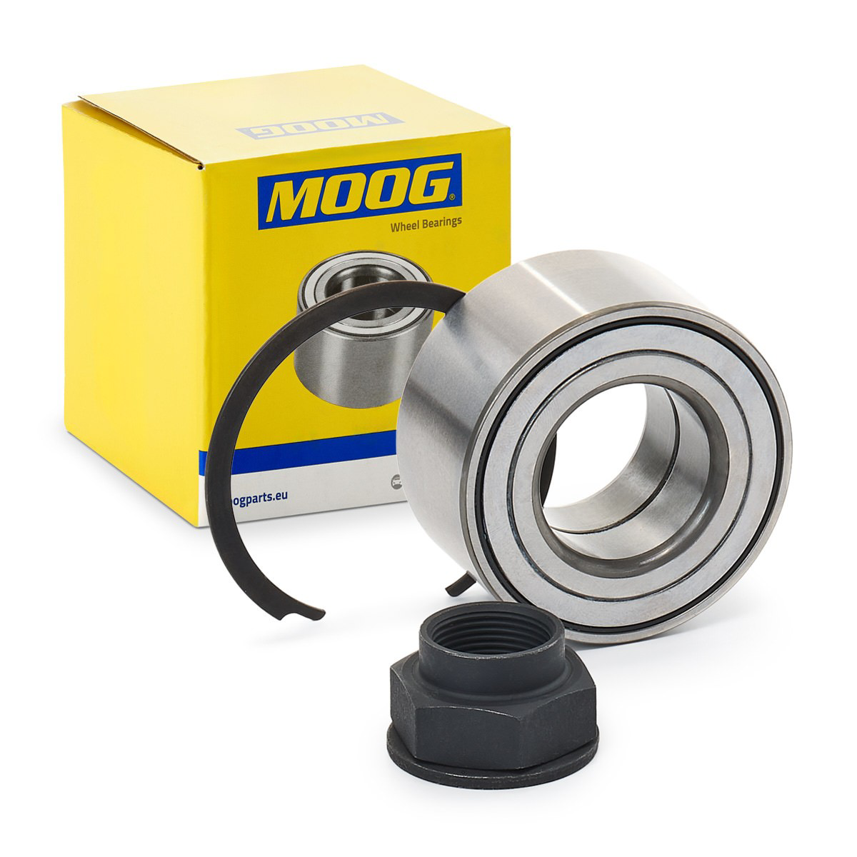 Комплект підшипник маточини передньої Moog FIWB11565 ціна, від 20.47 USD