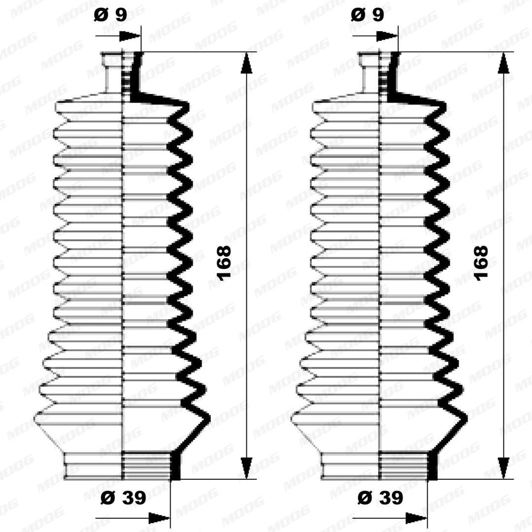 Пильник рульової тяги Formpart/Otoform 22419019K ціна, від 3.76 USD