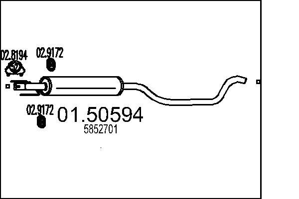  General Motors 5852701 ціна, від 87.69 USD
