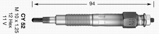 Свіча накалу NGK 3017 ціна, від 6.33 USD