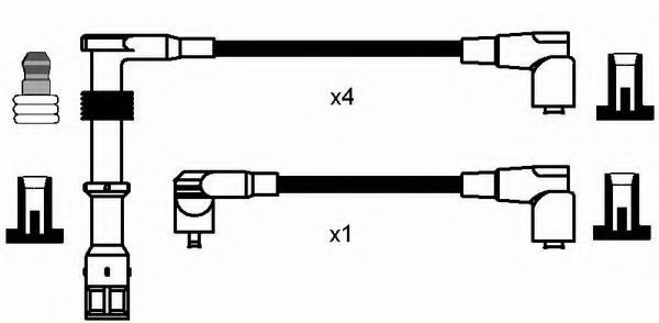 Дроти запалювання NGK 7709 ціна, від 31.30 USD
