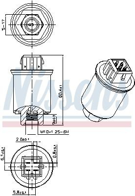 Датчик абсолютного тиску кондиціонера Nissens 301035 ціна, від 12.67 USD