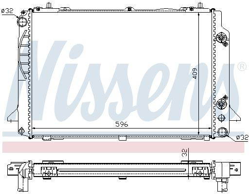 Радіатор основний Nissens 60469A ціна, від 221.75 USD
