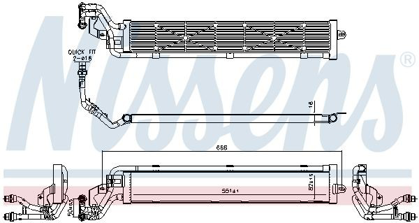 69C4081 Polcar Радіатор охолодження двигуна, додатковий