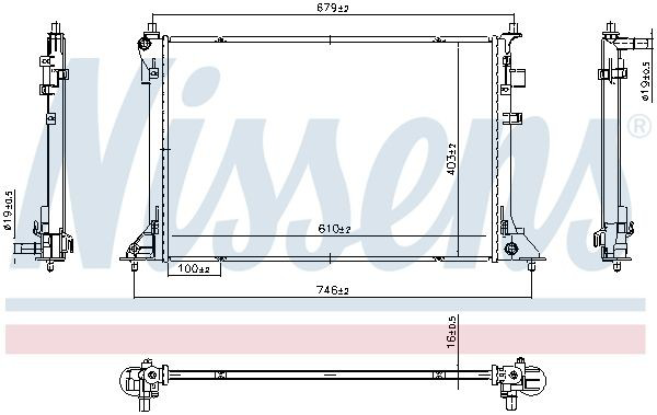  Nissens 607220 ціна, від 120.46 USD