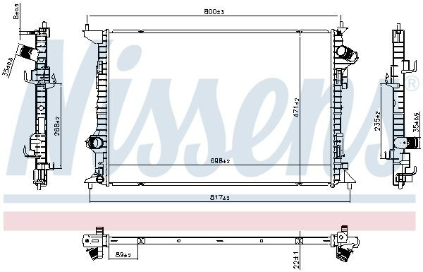  Nissens 607225 ціна, від 220.08 USD