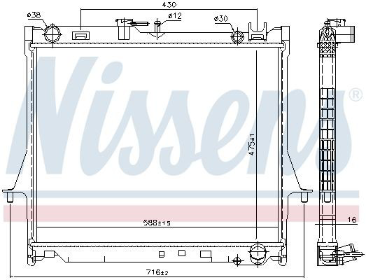 Радіатор основний Koyorad PL052084 ціна, від 120.25 USD