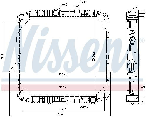 A6775001403 Mercedes Радіатор охолодження двигуна
