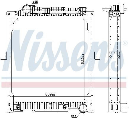 62647A Nissens Радіатор охолодження двигуна