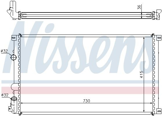 Радіатор 63761 Nissens