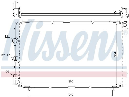 Радіатор 63796 Nissens