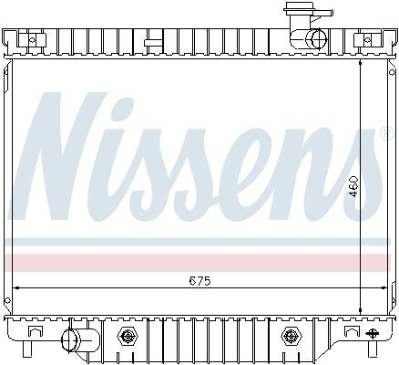 Радіатор основний Nissens 69211 ціна, від 102.15 USD