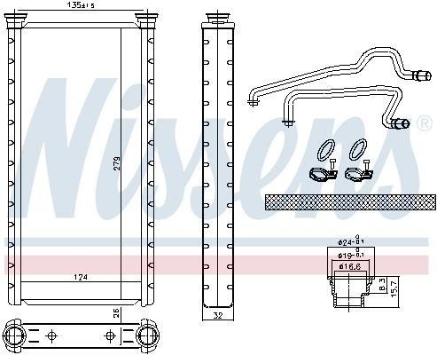 Купити 707221 Nissens Теплообмінник