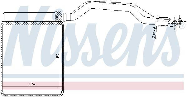 Купити 71777 Nissens Теплообмінник