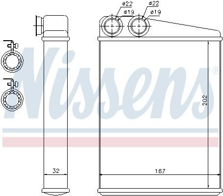 Купити 72046 Nissens Теплообмінник