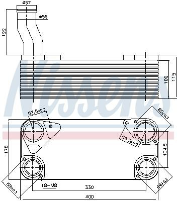 Радіатор масляний 5001865817 Renault (RVI)