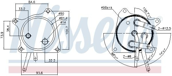 Радіатор охолодження, АКПП 3S325001 AND