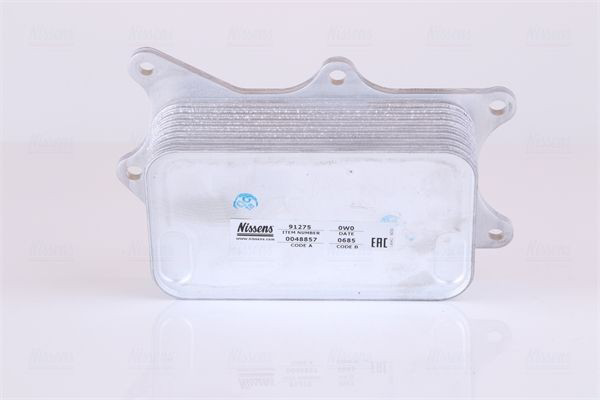 Радіатор масляний (холодильник), під фільтром Nissens 91275 ціна, від 36.72 USD