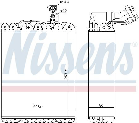 92135 Nissens Охолоджувач повітря