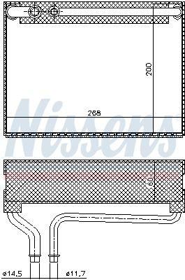 Випаровувач кондиціонера Nissens 92186 ціна, від 67.02 USD