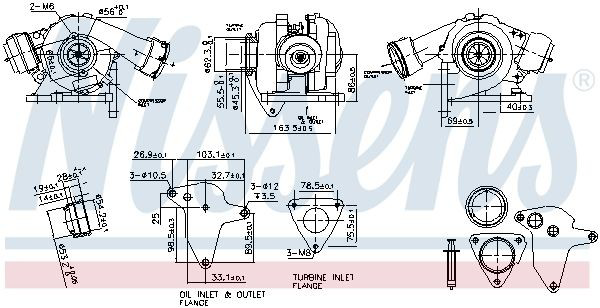 93265 Nissens Турбонаддув