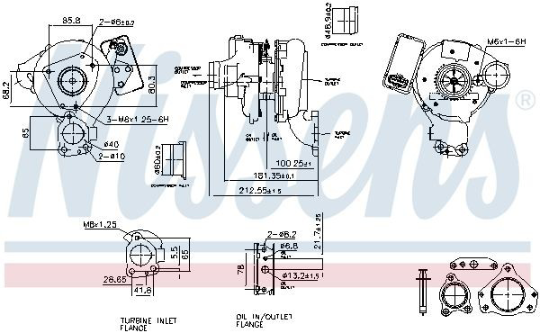Турбіна Nissens 93271 ціна, від 825.76 USD