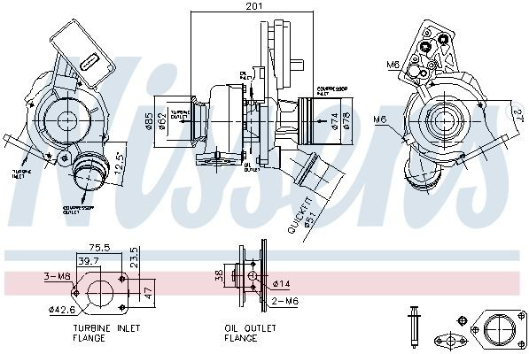 Турбокомпресор HELLA 6NW358140021