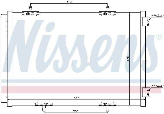 940055 Nissens Конденсатор