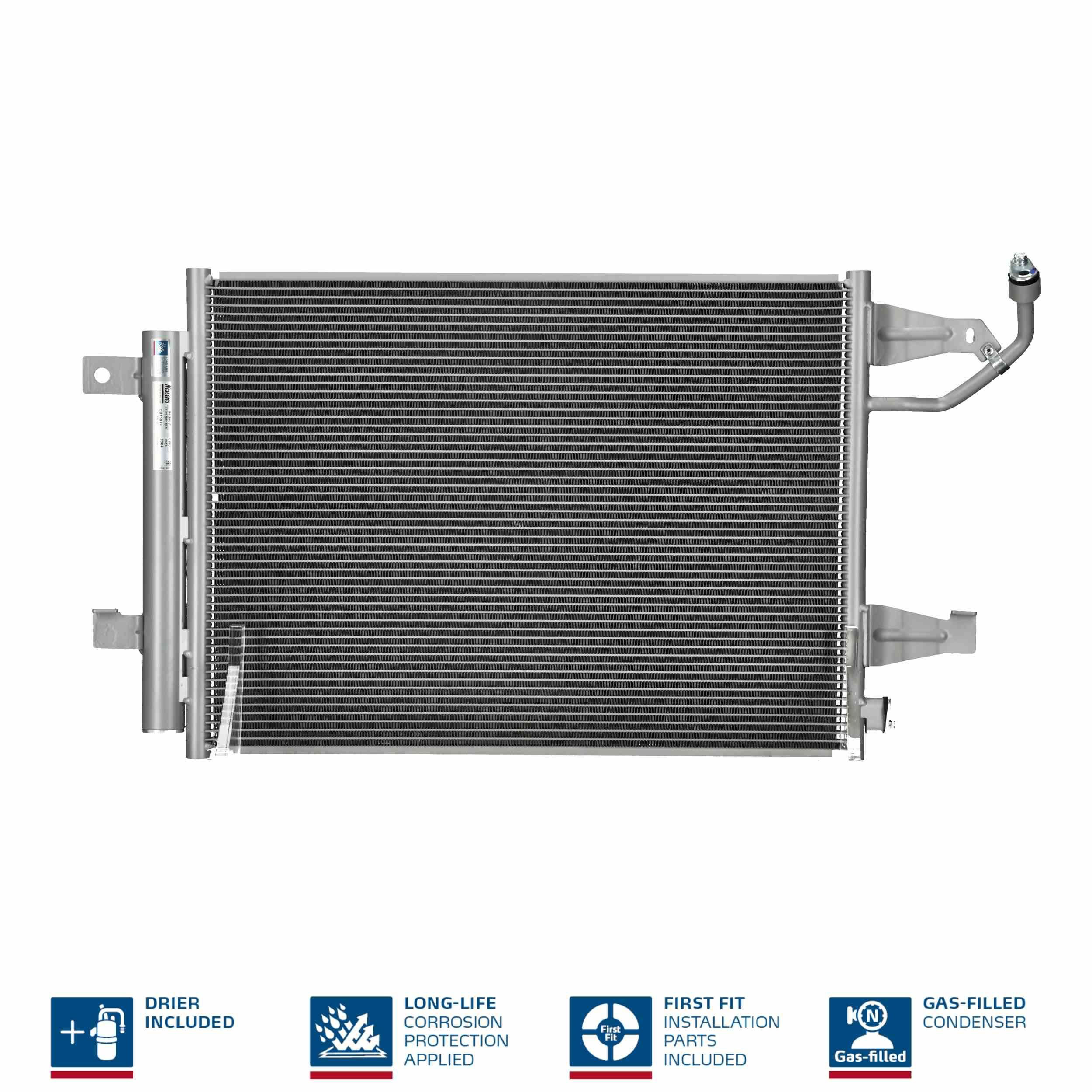 Конденсатор кондиціонера Nissens 940067 ціна, від 83.73 USD