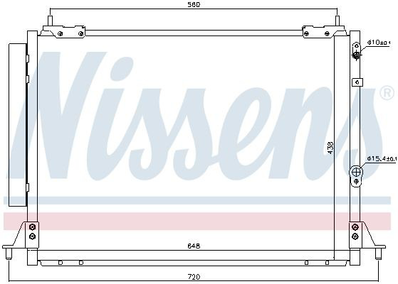 940188 Nissens Конденсатор