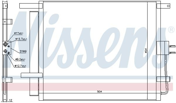 Конденсатор кондиціонера Nissens 940218 ціна, від 76.53 USD