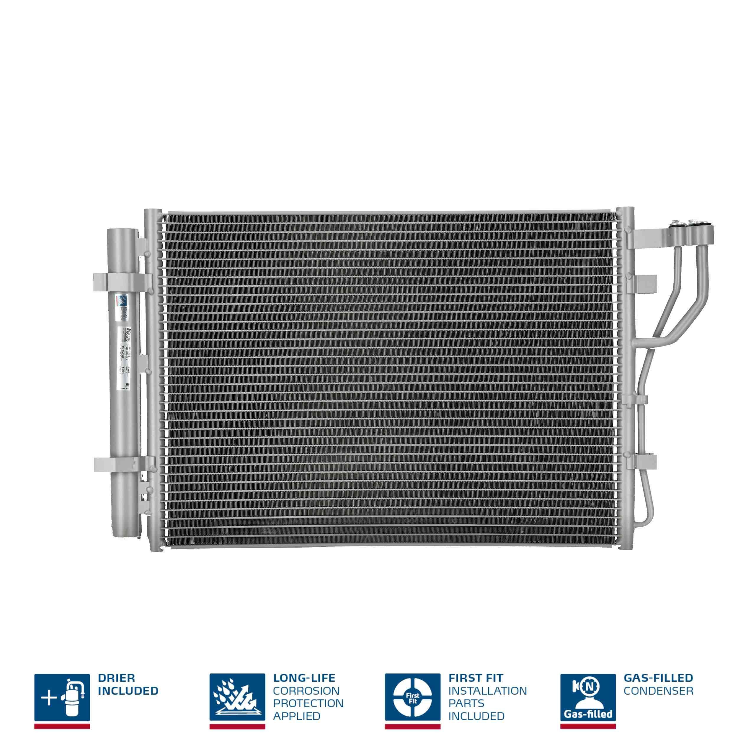 Конденсатор кондиціонера Nissens 940251 ціна, від 144.60 USD