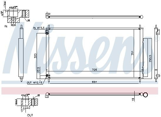 940340 Nissens Конденсатор