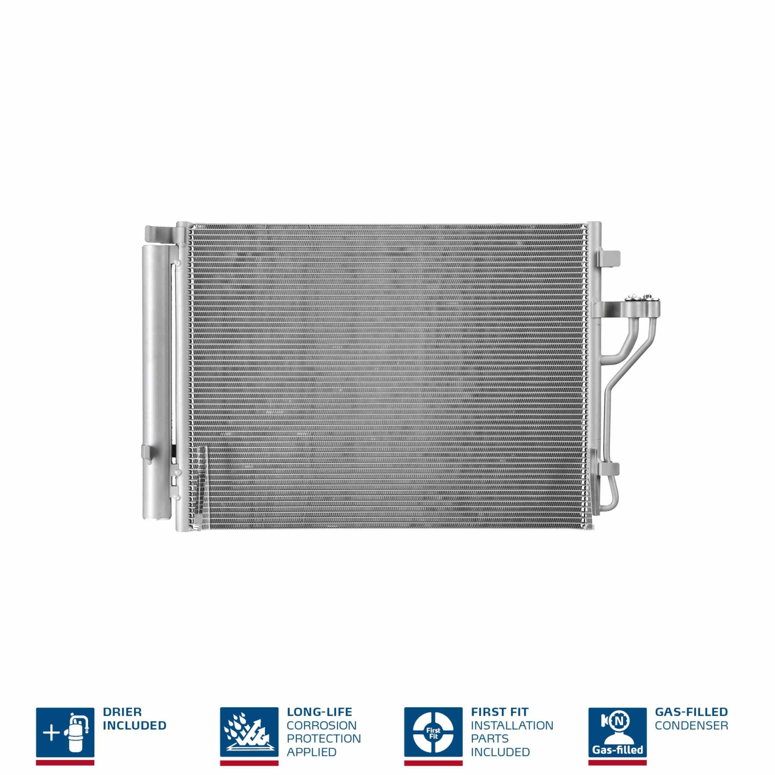 Радіатор кондиціонера 940353 Nissens