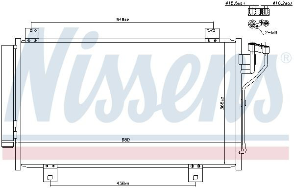 940471 Nissens Конденсатор
