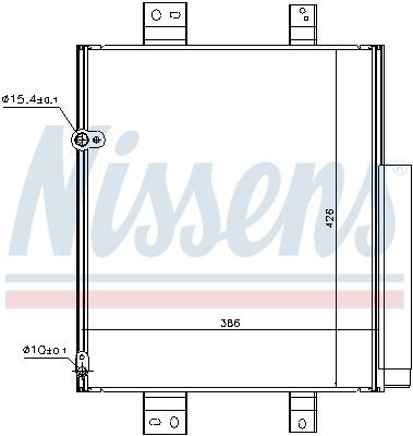 Радіатор охолодження кондиціонера Nissens 940492