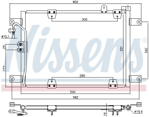 Конденсатор кондиціонера Nissens 940578 ціна, від 73.45 USD