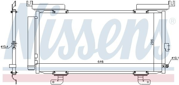 Конденсатор кондиціонера TYC 606SB2026 ціна, від 48.95 USD