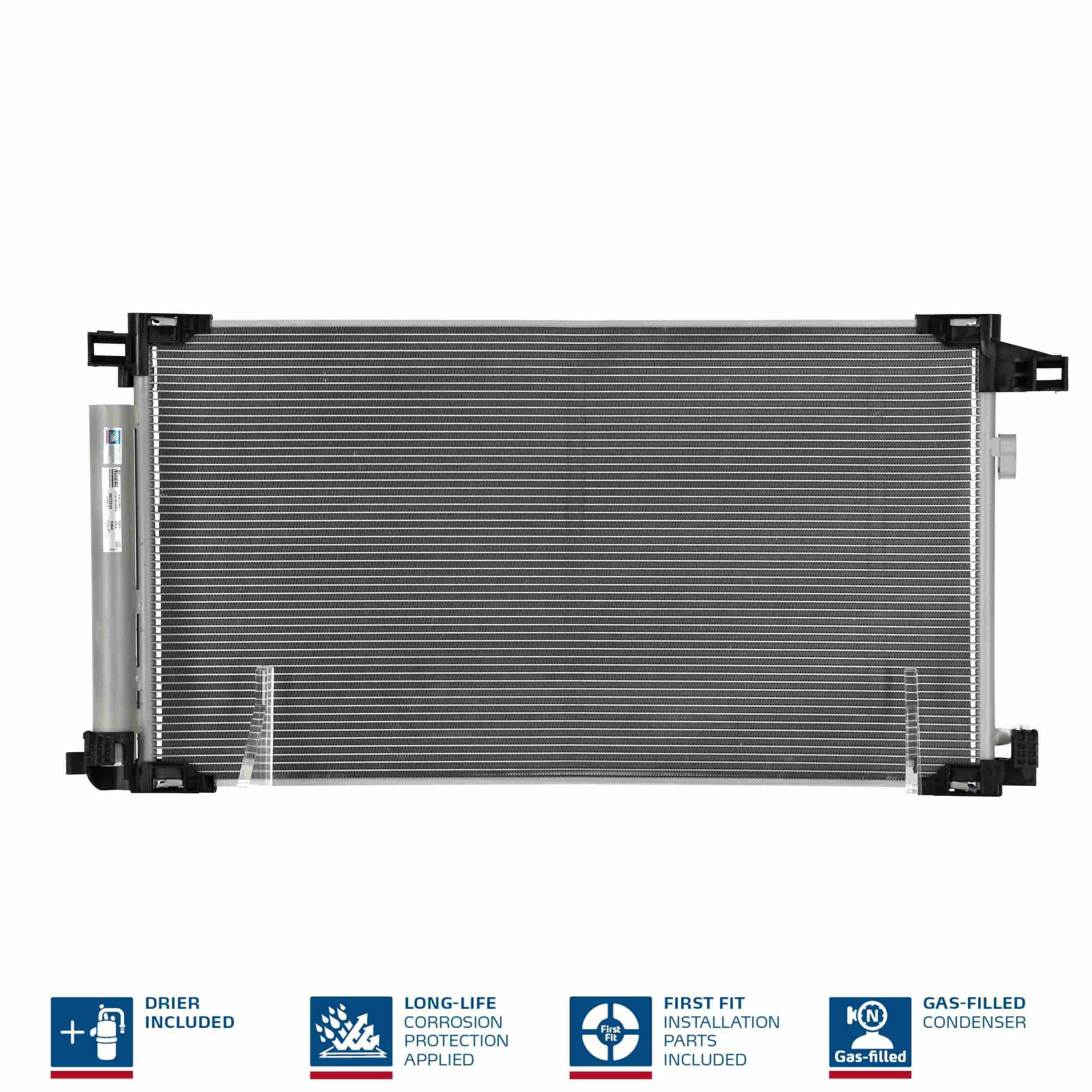 Конденсатор кондиціонера Nissens 941190 ціна, від 123.33 USD