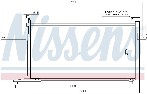 Конденсатор кондиціонера Nissens 94498 ціна, від 75.43 USD