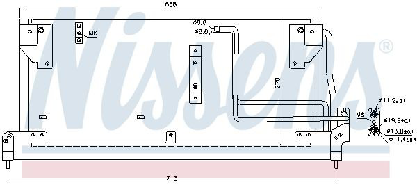 Конденсатор кондиціонера Nissens 94502 ціна, від 71.97 USD