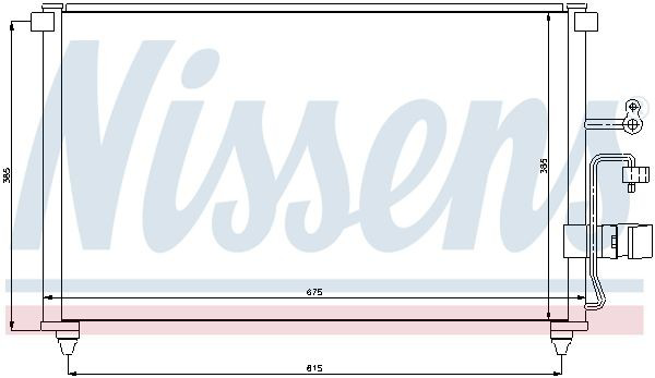 Конденсатор кондиціонера Nissens 94639 ціна, від 74.38 USD
