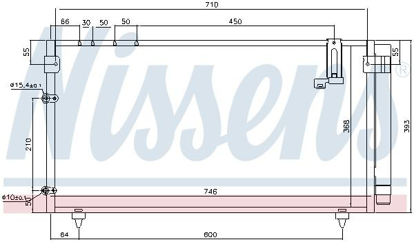 Конденсатор кондиціонера Nissens 94795 ціна, від 86.73 USD