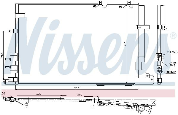 Конденсатор кондиціонера Nissens 94914 ціна, від 72.13 USD