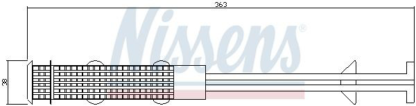 Ресивер-осушувач кондиціонера Nissens 95357 ціна, від 15.01 USD