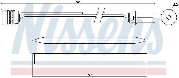 Ресивер-осушувач кондиціонера Nissens 95466 ціна, від 19.81 USD