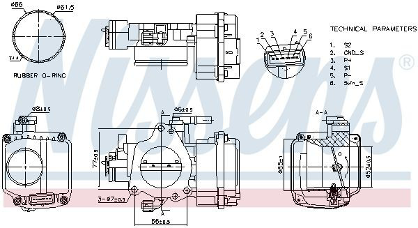 Блок дросельної заслінки Nissens 955126 ціна, від 112.85 USD