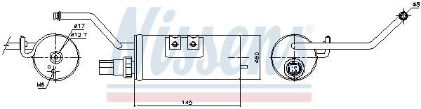 Ресивер-осушувач кондиціонера Nissens 95529 ціна, від 84.31 USD