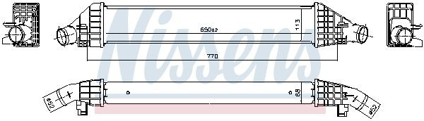Система охолодження наддувочного повітря Nissens 961582 ціна, від 141.99 USD